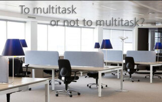 To multitask or not to multitask
 image